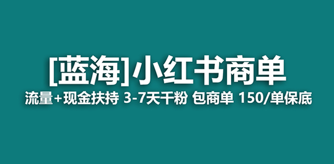 最强蓝海项目，小红书商单！长期稳定，7天变现，商单分配，月入过万-学途在线
