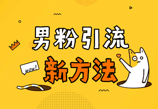 全新男粉引流方法，每天稳定加人，适合个人，矩阵，多渠道变现-学途在线