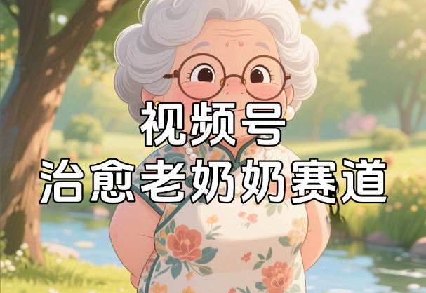 视频号治愈老奶奶赛道，日入多张，多平台变现-学途在线