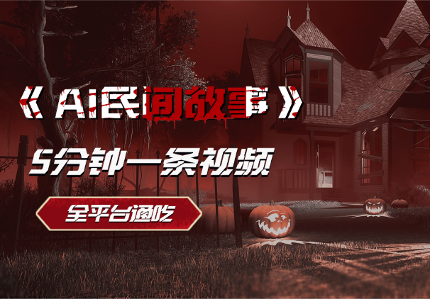 AI民间故事赛道，全程AI生成5分钟一条视频，全平台通吃-学途在线
