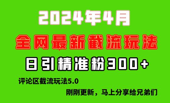刚刚研究的最新评论区截留玩法，日引流突破300+，颠覆以往垃圾玩法-学途在线