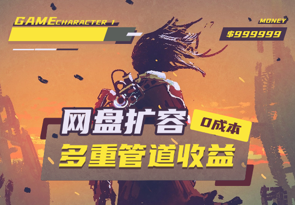 0成本扩容网盘+免费会员，卖技术，拉新，实现多重管道收益-学途在线
