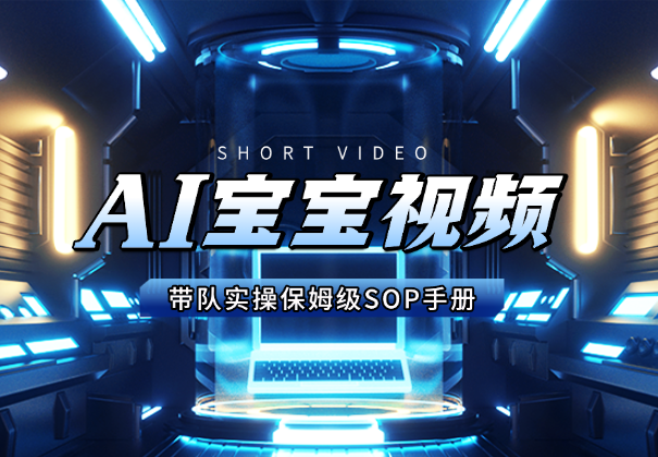 AI 宝宝视频项目，带队实操经验+保姆级SOP手册-学途在线