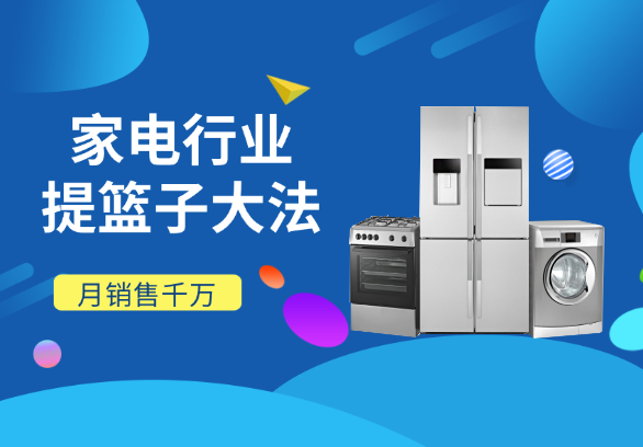 家电行业之提篮子大法（月销售千万GMV）-学途在线