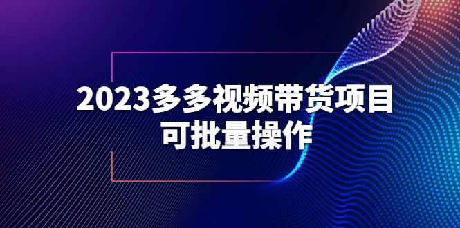 图片[1]-2023多多视频带货项目，可批量操作【保姆级教学】-xx网创