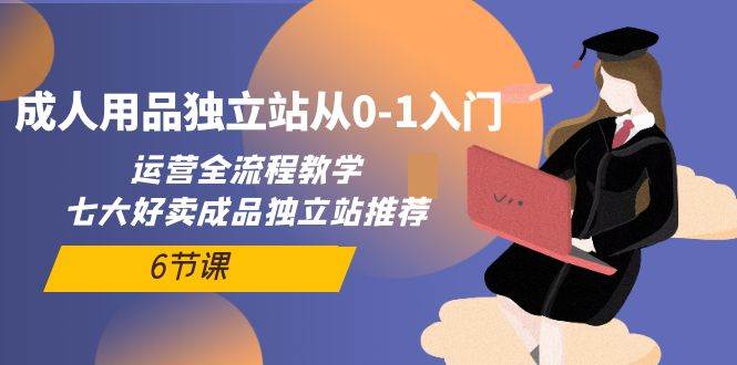 成人用品独立站从0-1入门，运营全流程教学，七大好卖成品独立站推荐-6节课-学途在线