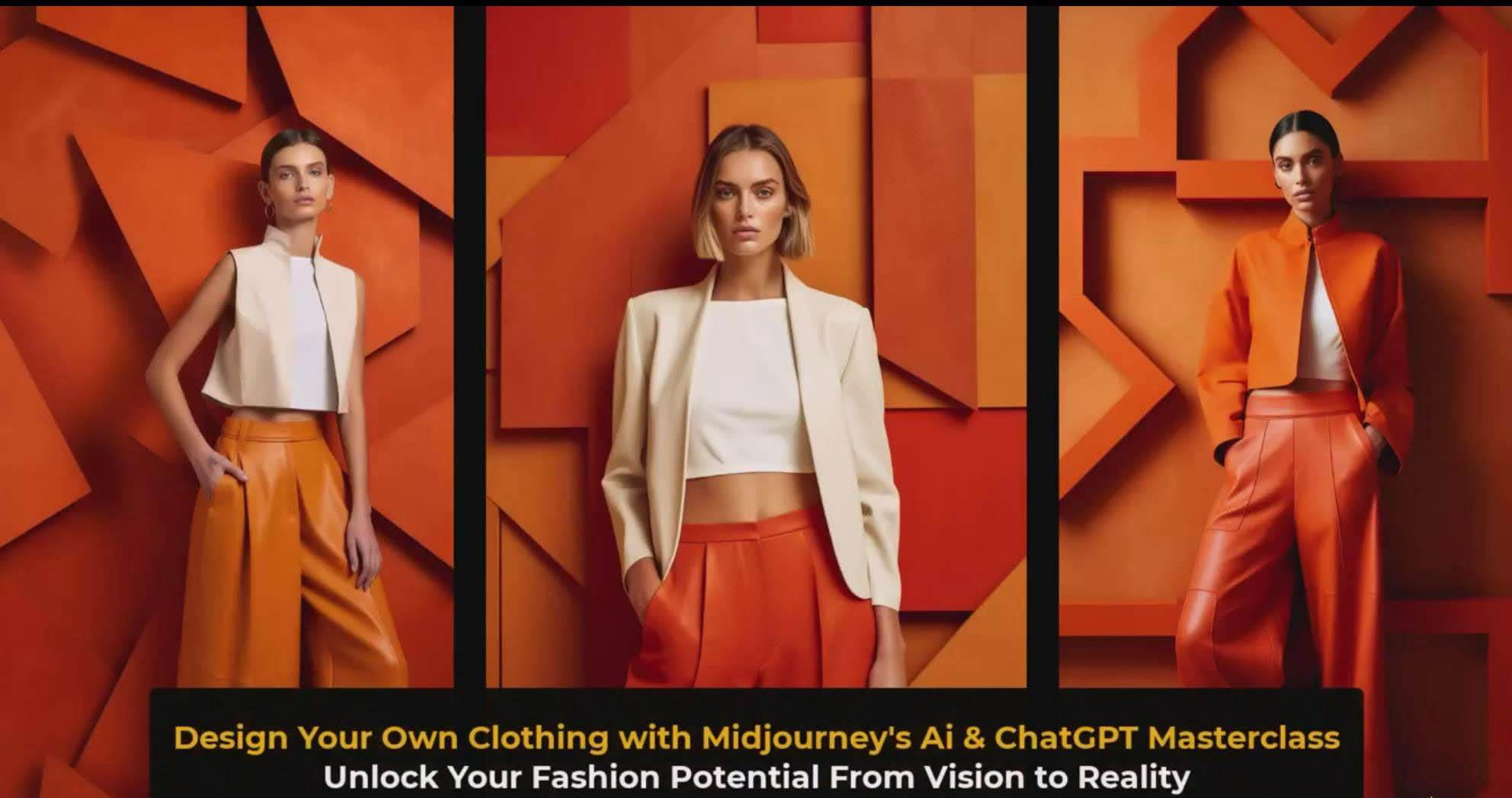 图片[5]-利用 Midjourneys Ai 人工智能设计自己的服装AI大师班-10节课-中英字幕-xx网创