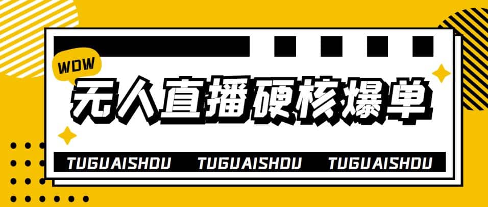 大飞无人直播硬核爆单技术，轻松玩转无人直播-学途在线