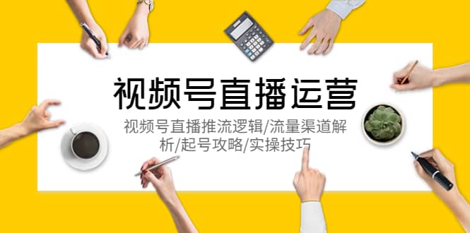 图片[1]-视频号直播运营，视频号直播推流逻辑/流量渠道解析/起号攻略/实操技巧-xx网创