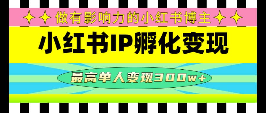 某收费培训-小红书IP孵化变现：做有影响力的小红书博主-学途在线