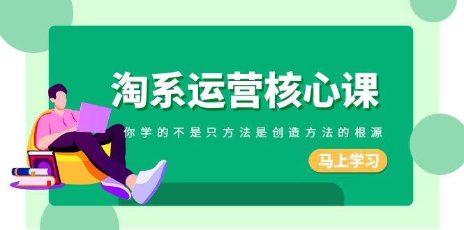 淘系-运营核心课，你学的不是只方法是创造方法的根源（190节课）-学途在线