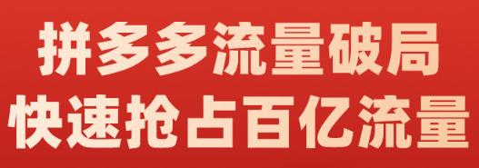 阿杰·拼多多流量破局:如何打黑标，爆款的思路，拼多多流量框架，快速抢占百亿流量-学途在线