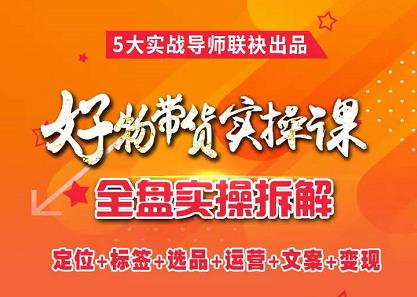 图片[1]-抖音好物带货实操课，全盘拆解抖音好物带货号全套流程打法-xx网创