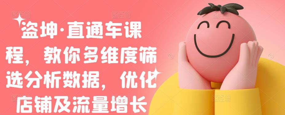 盗坤·直通车课程，教你多维度筛选分析数据，优化店铺及流量增长-学途在线