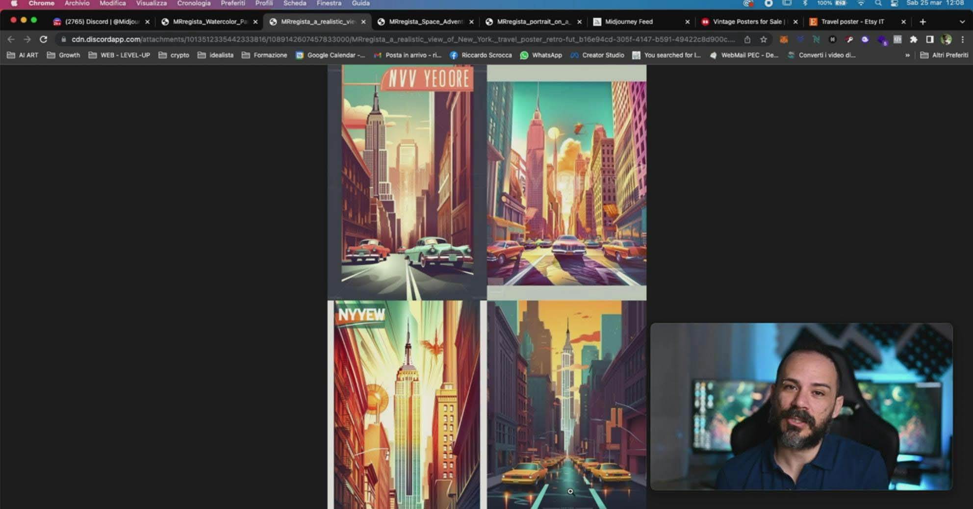 图片[12]-Midjourney AI人工智能创建和销售令人惊叹的海报教程-10节课-中英字幕-xx网创