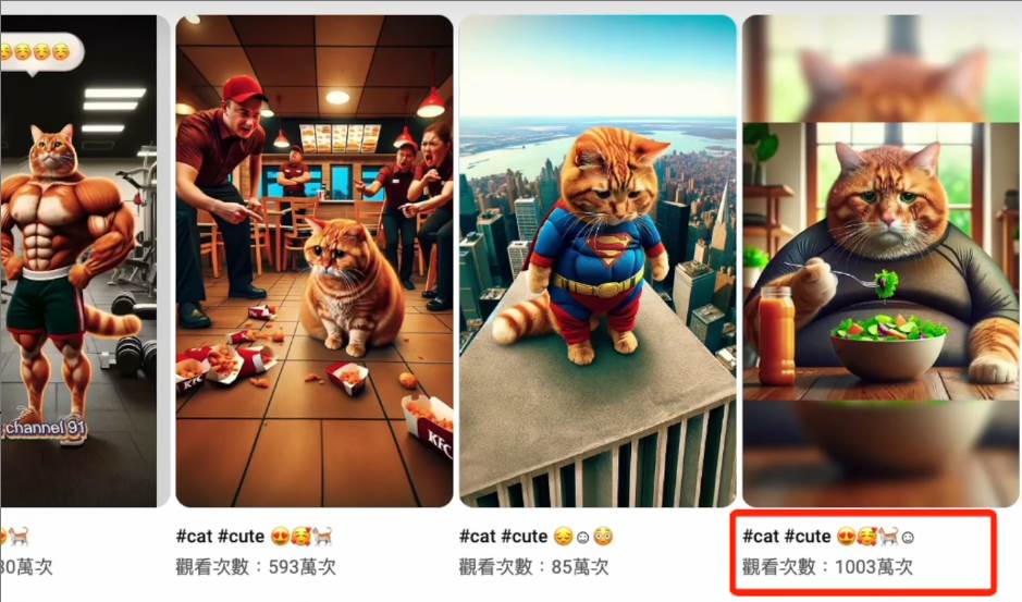 图片[3]-AI貓咪剧情号，30天涨粉100w，制作简单，一个视频全网分发，轻松月入1W -xx网创