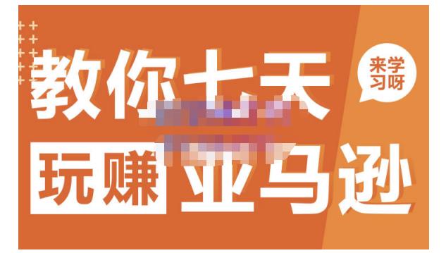 图片[1]-晟尧跨境·教你七天玩赚亚马逊，教你轻松玩赚亚马逊，适合小白学习-xx网创