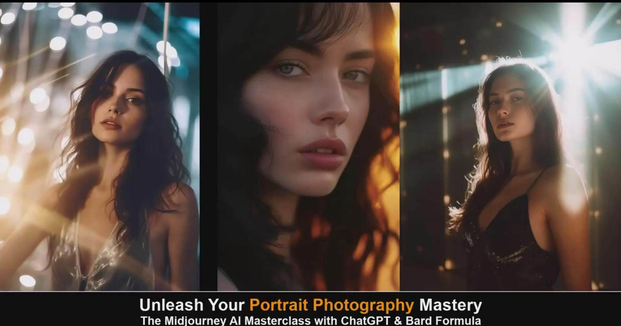 图片[7]-Midjourney v5 ChatGPT 和 Bard AI人工智能人像摄影大师班-15节-中英字幕-xx网创