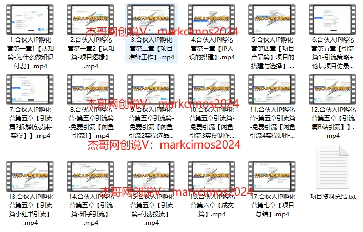 图片[5]-2024年普通人如何通过知识付费“卖项目”年入“百万”人设搭建-黑科技暴力引流-全流程-xx网创