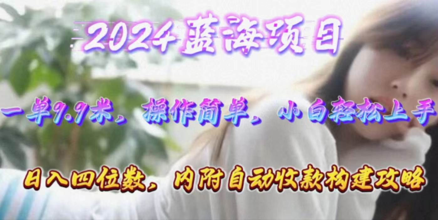 年轻群体的蓝海市场，1单9.9元，操作简单，小白轻松上手，日入四位数-学途在线
