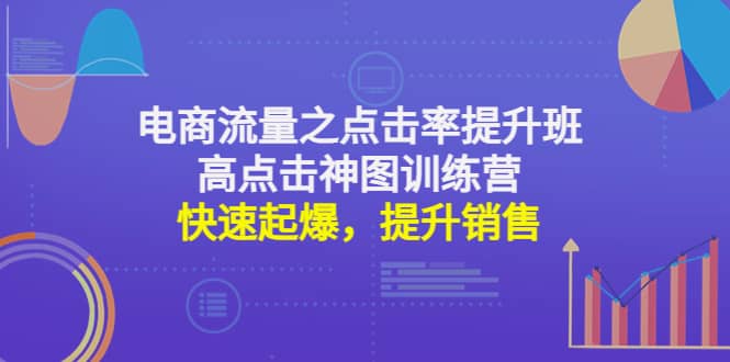 电商流量之点击率提升班+高点击神图训练营：快速起爆，提升销售-学途在线