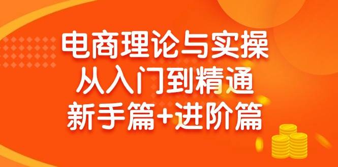 电商理论与实操从入门到精通 新手篇+进阶篇-学途在线