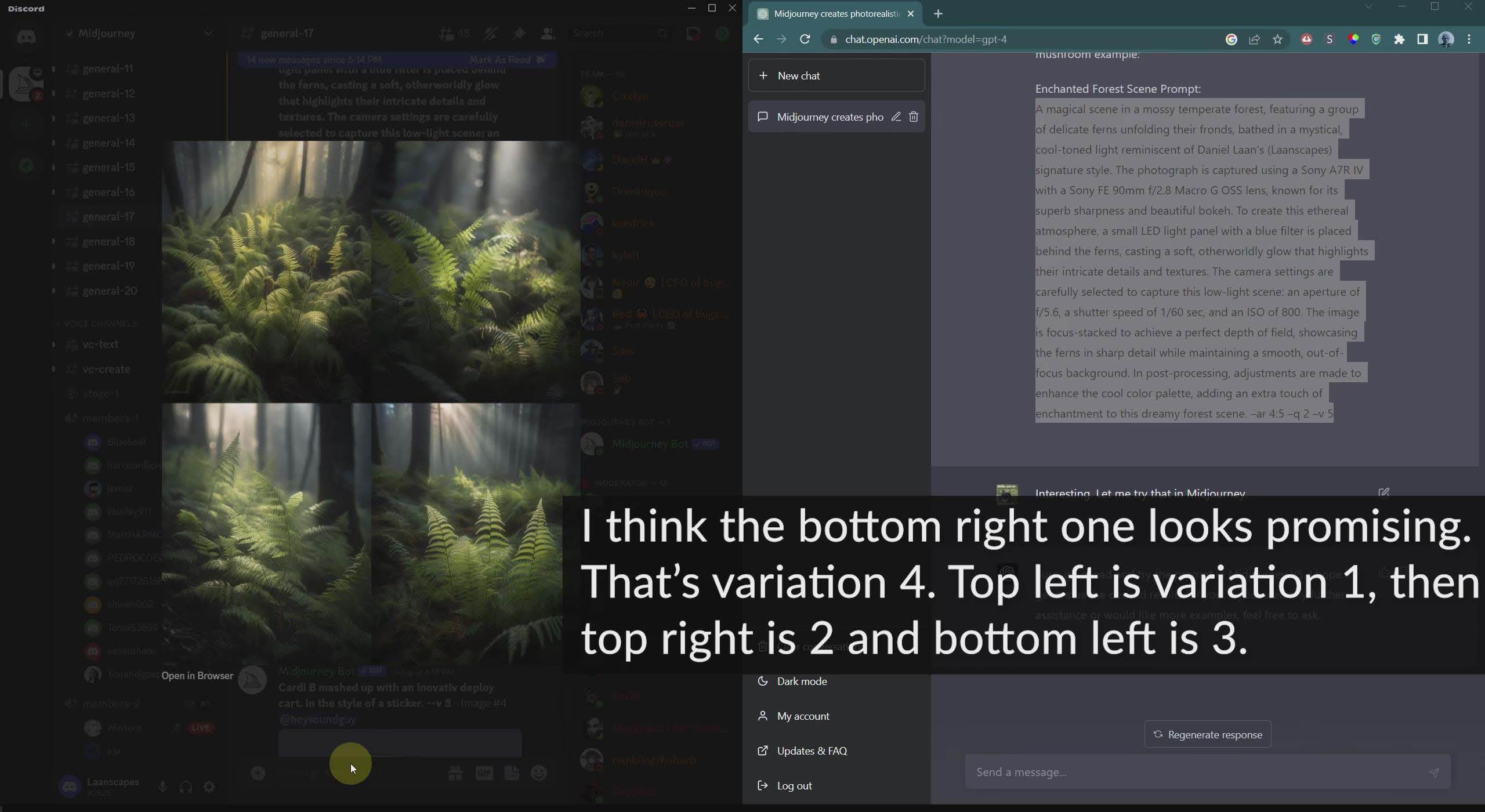图片[5]-摄影师 Daniel Laan 使用ChatGPT与Midjourney生成风光图像-中英字幕-xx网创