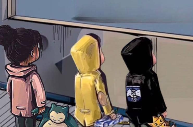 橱窗看车男孩汽车头像制作项目-学途在线