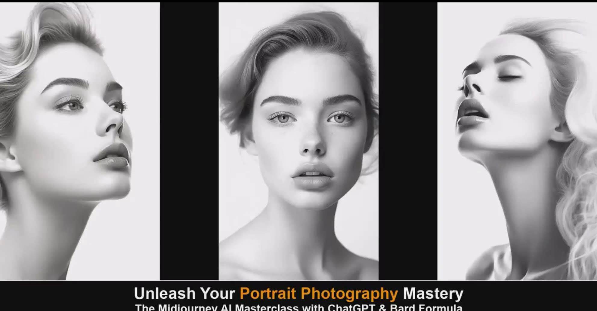 图片[2]-Midjourney v5 ChatGPT 和 Bard AI人工智能人像摄影大师班-15节-中英字幕-xx网创