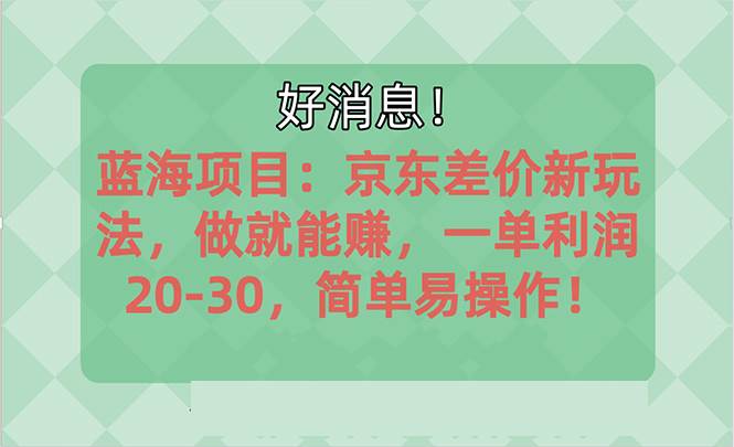 越早知道越能赚到钱的蓝海项目：京东大平台操作，一单利润20-30，简单…-学途在线