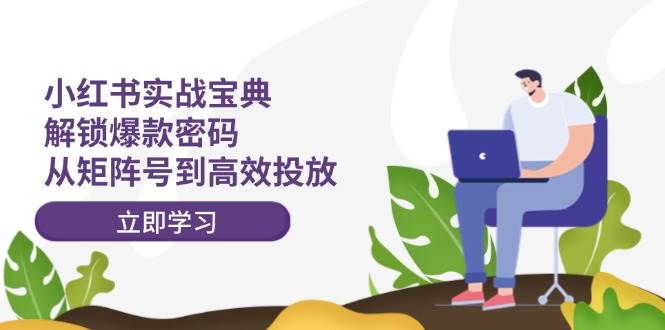 小红书实战宝典：解锁爆款密码，从矩阵号到高效投放-学途在线