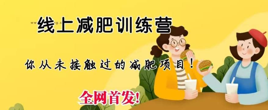 线上减肥训练营，足不出户，仅靠拉几个社群，发几条朋友圈，就可以月实现入五位【揭秘】-学途在线
