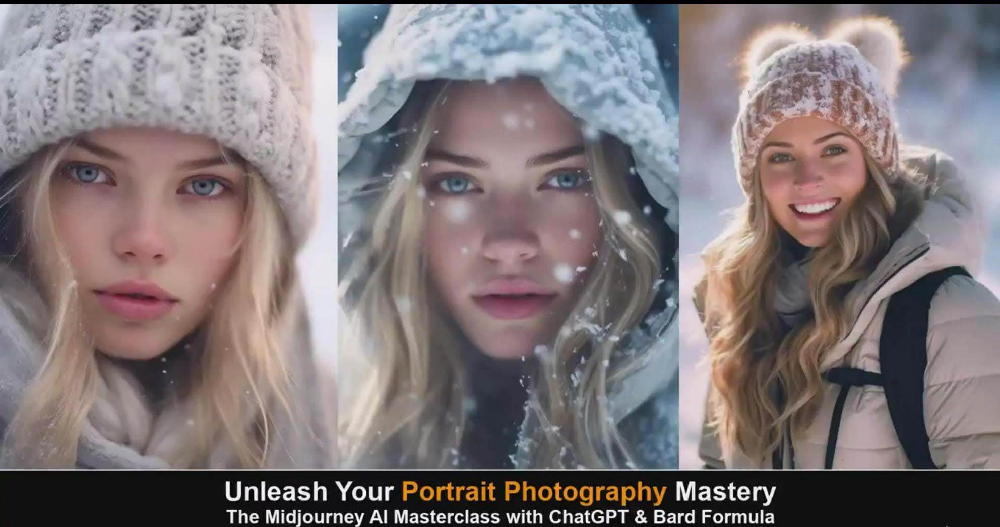 图片[6]-Midjourney v5 ChatGPT 和 Bard AI人工智能人像摄影大师班-15节-中英字幕-xx网创