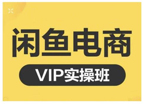 闲鱼电商零基础入门到进阶VIP实战课程，帮助你掌握闲鱼电商所需的各项技能-学途在线